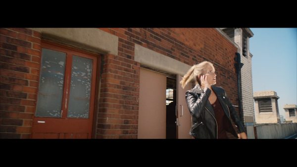 Woman at a doorway from the NatWest cinema ad